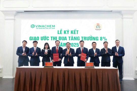 Vinachem quyết tâm chinh phục mục tiêu tăng trưởng 8% năm 2025  Vinachem quyết tâm chinh phục mục tiêu tăng trưởng 8% năm 2025