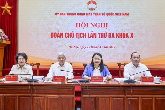 Hội nghị Đoàn Chủ tịch lần thứ ba, khóa X đã hoàn thành nội dung chương trình đề ra Hội nghị Đoàn Chủ tịch lần thứ ba, khóa X đã hoàn thành nội dung chương trình đề ra