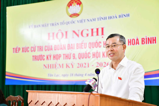 Tổng Kiểm toán nhà nước Ngô Văn Tuấn tiếp xúc cử tri tại tỉnh Hòa Bình  Tổng Kiểm toán nhà nước Ngô Văn Tuấn tiếp xúc cử tri tại tỉnh Hòa Bình