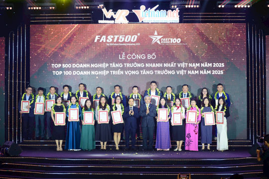 Tôn vinh doanh nghiệp tăng trưởng và uy tín năm 2025
