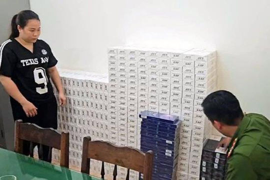 Bình Định thu giữ 12.700 bao thuốc lá ngoại nhập lậu