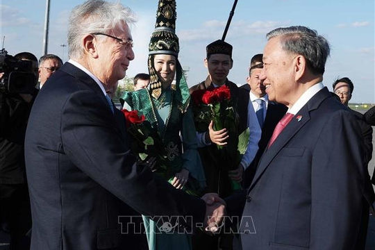Tổng Bí thư Tô Lâm và Phu nhân bắt đầu thăm cấp Nhà nước Cộng hòa Kazakhstan