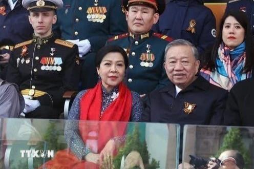 Tổng Bí thư Tô Lâm dự Lễ duyệt binh kỷ niệm 80 năm Ngày Chiến thắng tại Nga