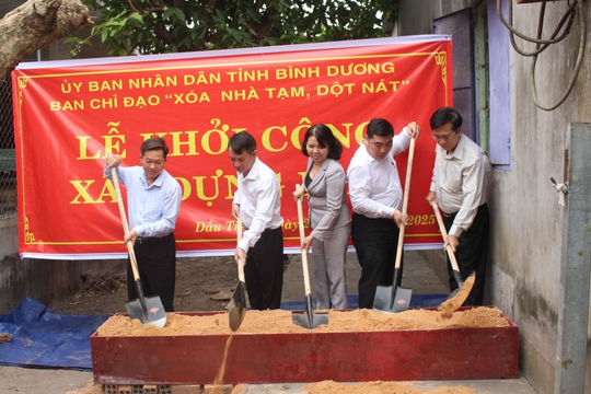 Bình Dương đặt mục tiêu hoàn thành Chương trình xóa nhà tạm, nhà dột nát trước ngày 30/6/2025