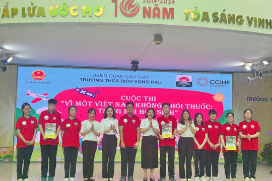 Vì một Việt Nam không khói thuốc - Tiếng nói học sinh Vì một Việt Nam không khói thuốc - Tiếng nói học sinh
