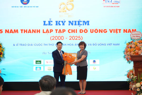 Tạp chí Đồ uống Việt Nam kỷ niệm 25 năm ngày thành lập  Tạp chí Đồ uống Việt Nam kỷ niệm 25 năm ngày thành lập