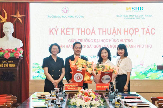 SHB Chi nhánh Phú Thọ ký kết hợp tác với Trường Đại học Hùng Vương SHB Chi nhánh Phú Thọ ký kết hợp tác với Trường Đại học Hùng Vương
