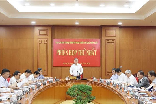 Tổng Bí thư Tô Lâm: Công tác hoàn thiện thể chế pháp luật phải mở đường cho kiến tạo phát triển Tổng Bí thư Tô Lâm: Công tác hoàn thiện thể chế pháp luật phải mở đường cho kiến tạo phát triển