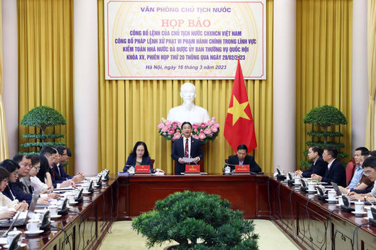 Hoàn thiện thể chế của Kiểm toán nhà nước - Dấu ấn nhiệm kỳ