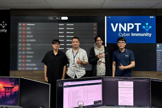 Vị trí TOP 3 - VNPT tỏa sáng tại Giải Vô địch An ninh mạng quốc tế  Vị trí TOP 3 - VNPT tỏa sáng tại Giải Vô địch An ninh mạng quốc tế