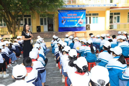 Hà Nam xây dựng trường học không thuốc lá