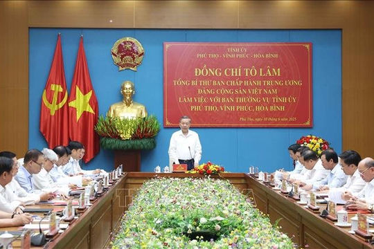 Tổng Bí thư: Tạo điều kiện phát triển các hành lang kinh tế xuyên suốt từ đồng bằng - trung du - miền núi