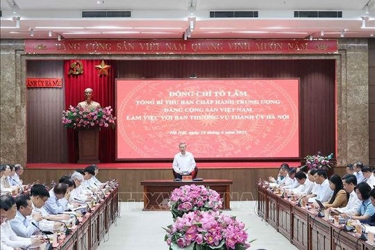 Tổng Bí thư Tô Lâm: Định hình một tầm nhìn mới cho Thủ đô trong thời đại mới