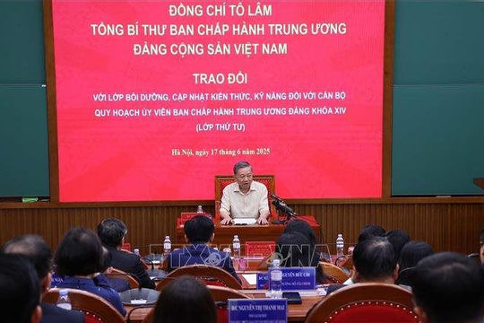 Tổng Bí thư Tô Lâm: Xây dựng đội ngũ cán bộ đủ năng lực đưa đất nước bước vào kỷ nguyên mới