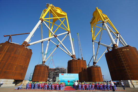 Xuất khẩu chân đế điện gió - Dấu ấn của Petrovietnam và PTSC Xuất khẩu chân đế điện gió - Dấu ấn của Petrovietnam và PTSC