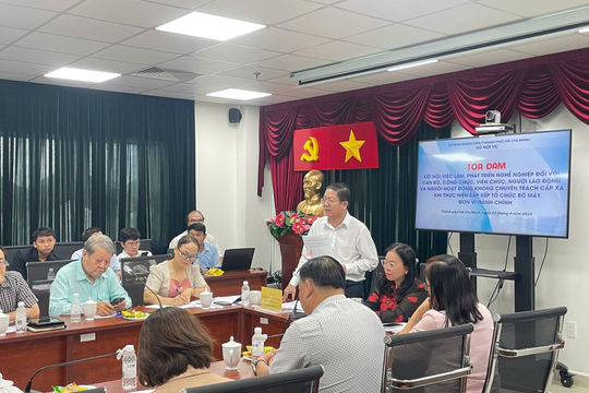 Cần có chính sách kịp thời hỗ trợ, kết nối việc làm cho cán bộ, công chức dôi dư Cần có chính sách kịp thời hỗ trợ, kết nối việc làm cho cán bộ, công chức dôi dư