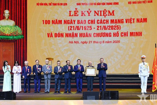 Lễ kỷ niệm trọng thể 100 năm Ngày Báo chí Cách mạng Việt Nam