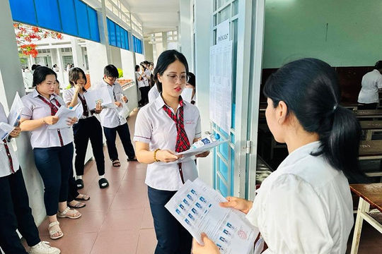 Chủ động ứng phó thiên tai trong thời gian tổ chức Kỳ thi tốt nghiệp THPT