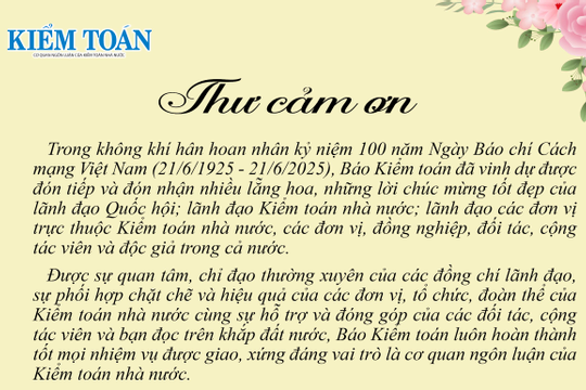 Thư cảm ơn