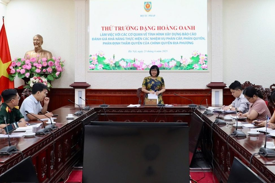 Hoàn thiện đánh giá khả năng thực hiện các nhiệm vụ phân cấp, phân quyền