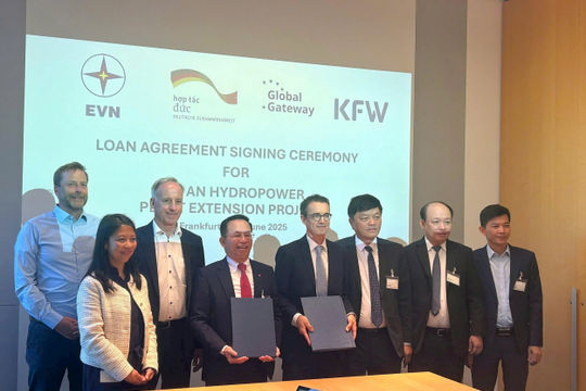 EVN ký kết hiệp định vay trị giá 65 triệu EUR cho dự án Nhà máy Thủy điện Trị An mở rộng