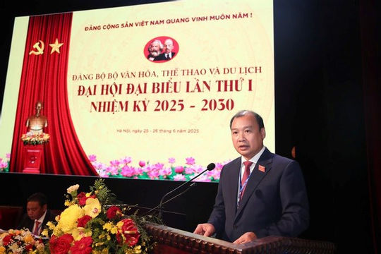 Khai mạc Đại hội đại biểu Đảng bộ Bộ Văn hóa, Thể thao và Du lịch lần thứ I