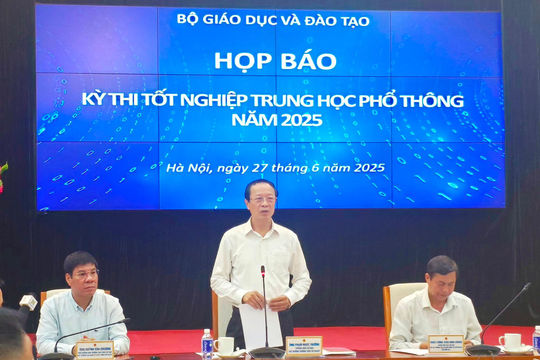 Kỳ thi tốt nghiệp THPT năm 2025: Chưa ghi nhận hiện tượng tiêu cực, gian lận có tổ chức