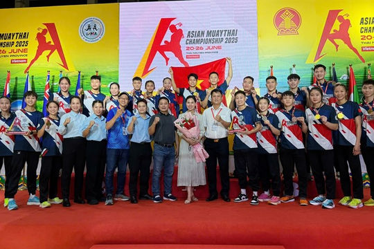 Bứt phá ấn tượng, Muay Việt Nam vô địch toàn đoàn châu Á