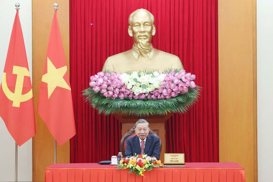 Tổng Bí thư Tô Lâm và Tổng thống Hoa Kỳ Donald Trump điện đàm