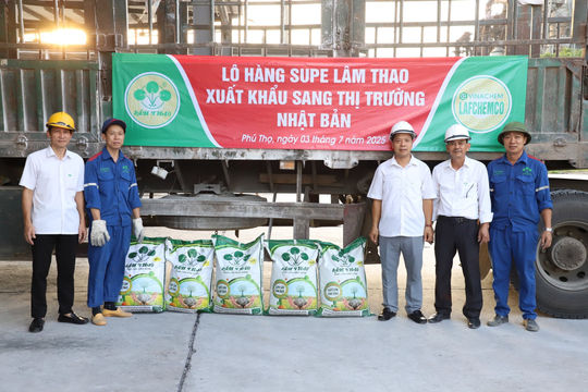 Phân bón Lâm Thao tiếp tục chinh phục thị trường Nhật Bản