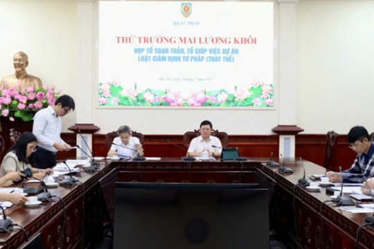 Hoàn thiện Dự thảo Luật Giám định tư pháp (thay thế)