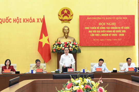 Chủ động, khẩn trương, trách nhiệm, chuẩn bị tổ chức Đại hội Đảng bộ Quốc hội