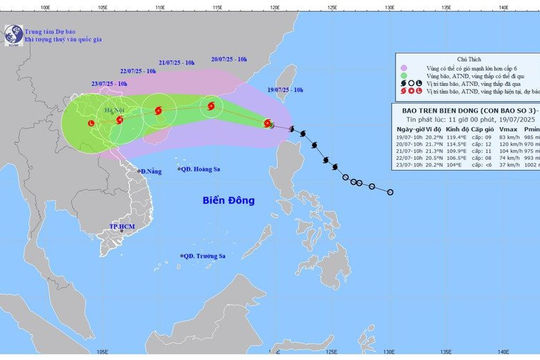 Tập trung ứng phó bão số 3