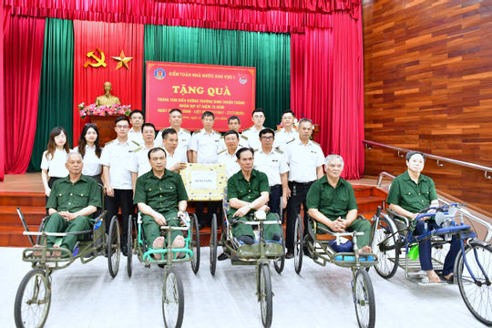 Kiểm toán nhà nước khu vực I thăm hỏi, tri ân các thương binh, bệnh binh 