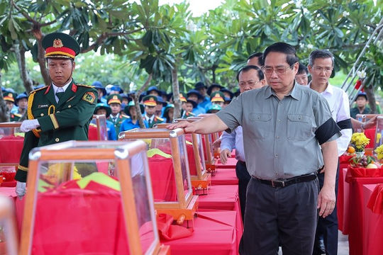 Huy động cả hệ thống chính trị để không một liệt sĩ nào bị lãng quên