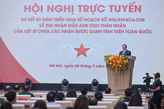 Đẩy nhanh tiến độ thu nhận mẫu ADN của thân nhân gia đình liệt sĩ Đẩy nhanh tiến độ thu nhận mẫu ADN của thân nhân gia đình liệt sĩ