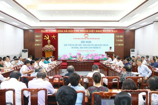 Hướng dẫn mới về sắp xếp, hợp nhất các Hội quần chúng tại cấp tỉnh và xã