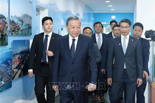 Tổng Bí thư Tô Lâm thăm Cảng biển Busan (Hàn Quốc)