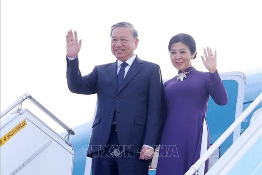 Tổng Bí thư Tô Lâm và Phu nhân kết thúc tốt đẹp chuyến thăm cấp Nhà nước tới Hàn Quốc