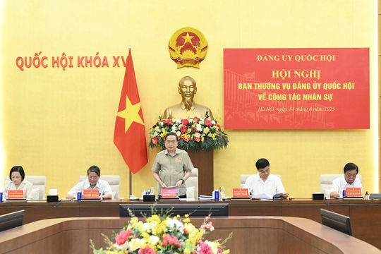 Hội nghị Ban Thường vụ Đảng ủy Quốc hội về công tác nhân sự