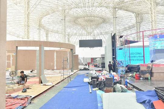 Tập trung nhân lực triển khai 24/7 Triển lãm 80 năm Quốc khánh