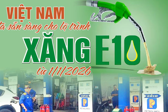 Xây dựng lộ trình cho xăng E10 ra thị trường