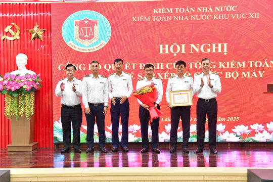 Kiểm toán nhà nước sắp xếp lại các đơn vị Kiểm toán nhà nước khu vực III, VIII, XII