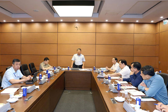 Rà soát tiến độ công việc phục vụ Đại hội Đảng bộ Quốc hội lần thứ I