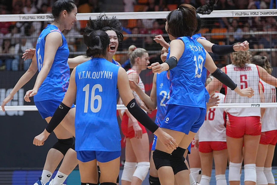 Tuyển nữ Việt Nam tạo dấu ấn tại Giải vô địch bóng chuyền nữ thế giới 2025