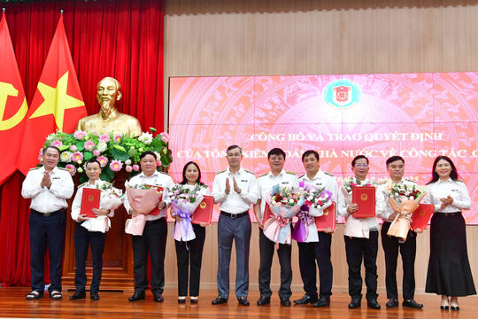 Công bố Quyết định của Tổng Kiểm toán nhà nước về công tác cán bộ