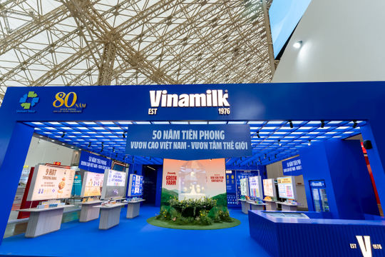 Vinamilk  vinh dự được lựa chọn là một trong những đơn vị tiêu biểu tham gia Triển lãm Thành tựu Đất nước,