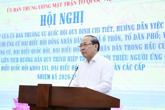 Hoàn thiện Dự thảo Nghị quyết hiệp thương bầu cử Hoàn thiện Dự thảo Nghị quyết hiệp thương bầu cử