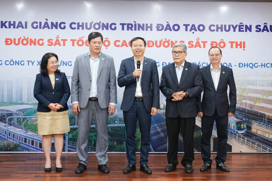 Đẩy mạnh đào tạo về đường sắt tốc độ cao  Đẩy mạnh đào tạo về đường sắt tốc độ cao