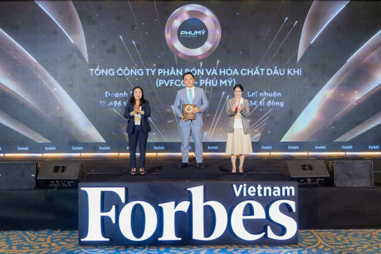 50 công ty niêm yết tốt nhất và 25 thương hiệu dẫn đầu Việt Nam có tên PVFCCo - Phú Mỹ 50 công ty niêm yết tốt nhất và 25 thương hiệu dẫn đầu Việt Nam có tên PVFCCo - Phú Mỹ